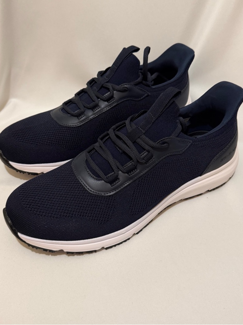 Men's Athletic Knit Running Sneakers in Navy